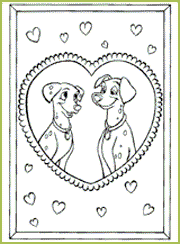 Perdita et Pongo amoureux